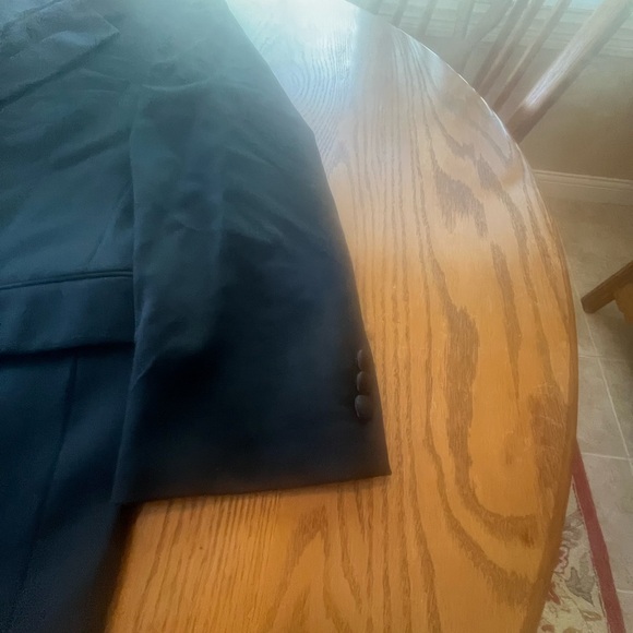 JOS A BANK Men’s Worsted Wool Formal Tuxedo Dinner Jacket Blazer Black Size 43R - Picture 7 of 9